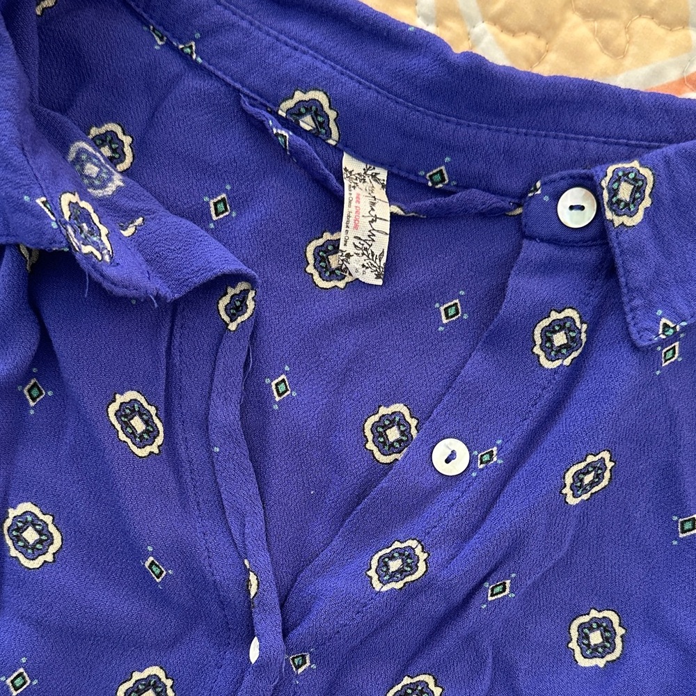 FP Intimately Patterned Button-Up - Picture 5 of 5